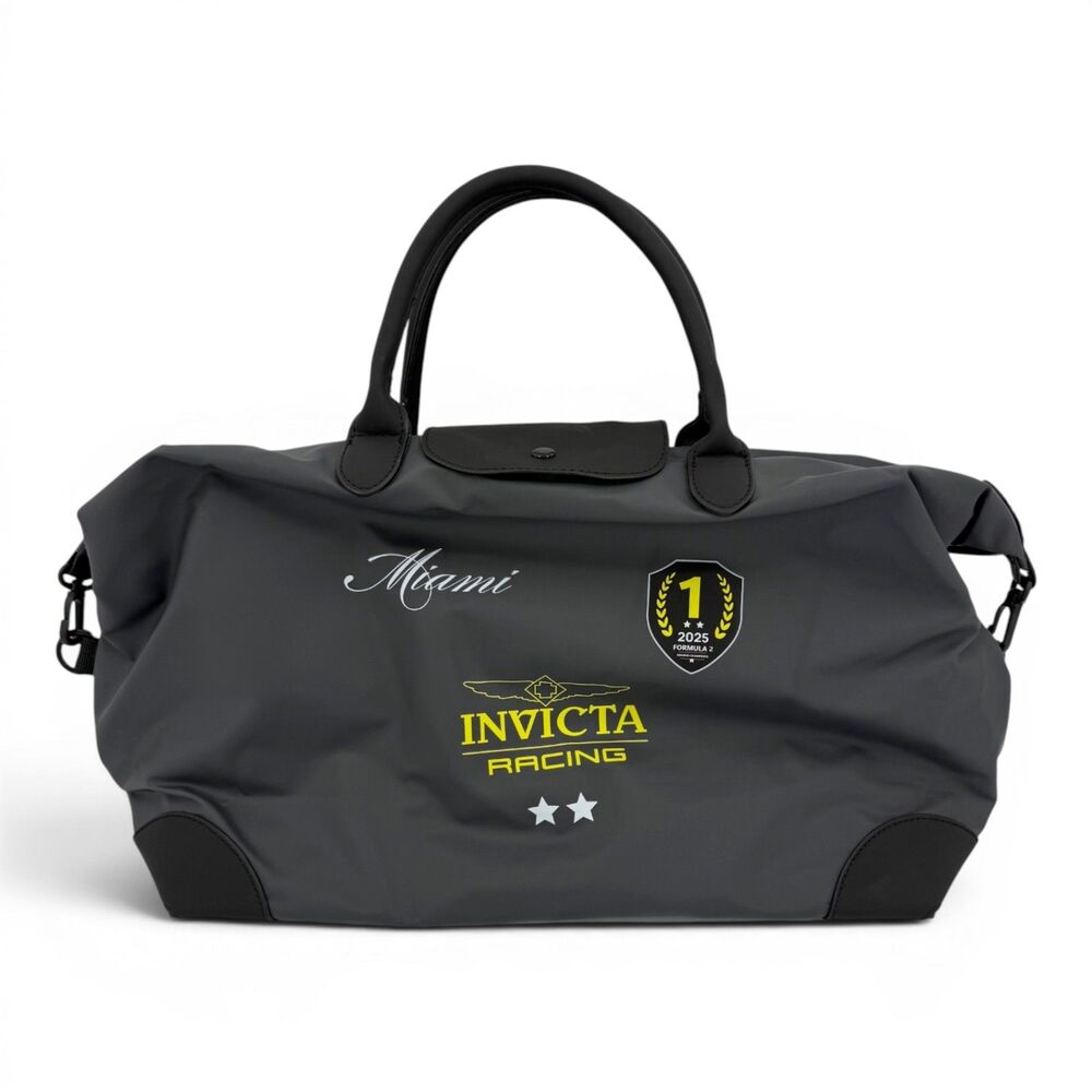 NEW Invicta Racing Miami Race Weekend Limited Edition Paddock Duffel Black - Picture 2 of 5